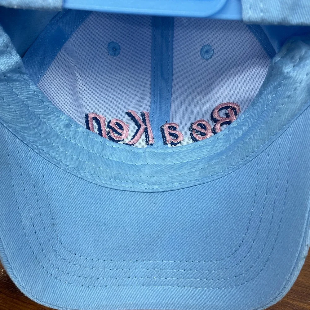 “Be a Ken” Baby Blue Barbie Adjustable Embroidered Hat EUC - Picture 5 of 8